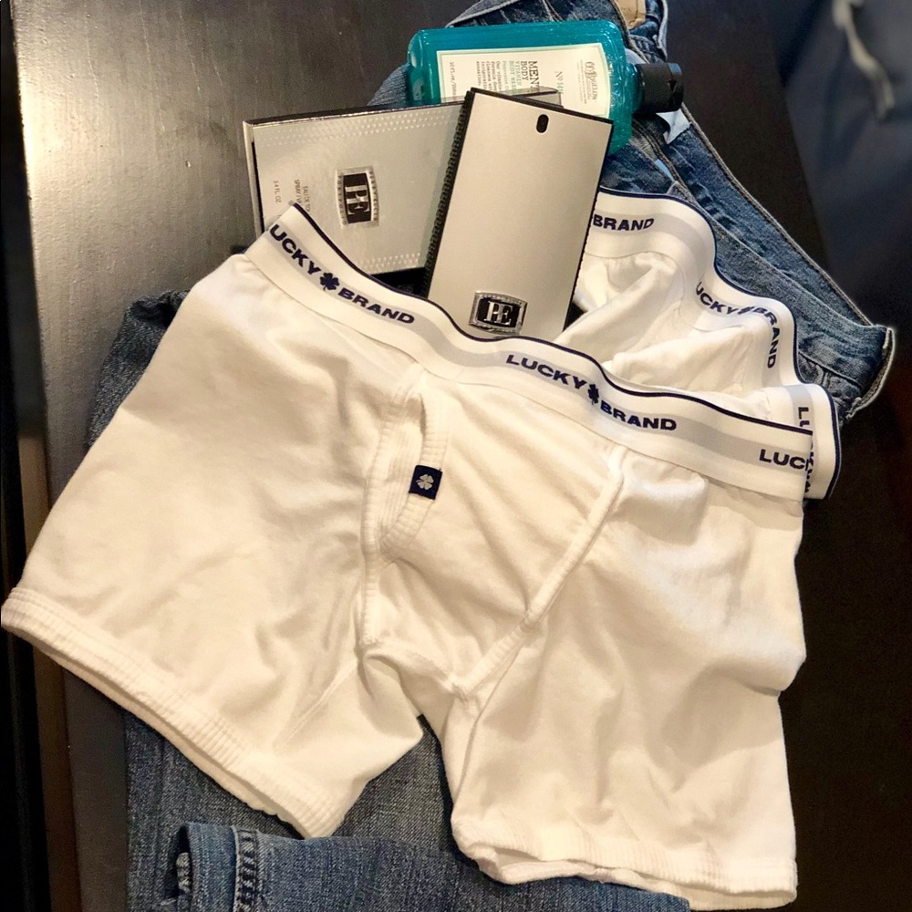 Lucky☘️Brand -2/Large White Boxer Briefs Like New